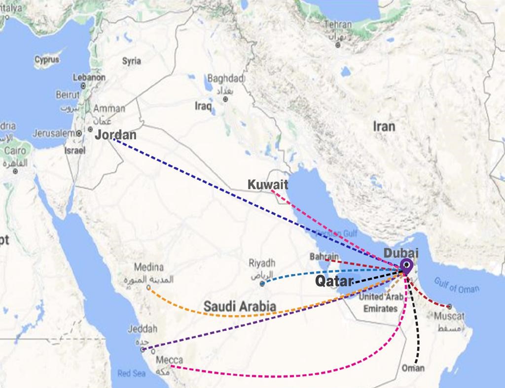 Google Map - Emirates Towing